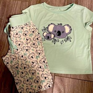 Girls medium (10-12) pajamas